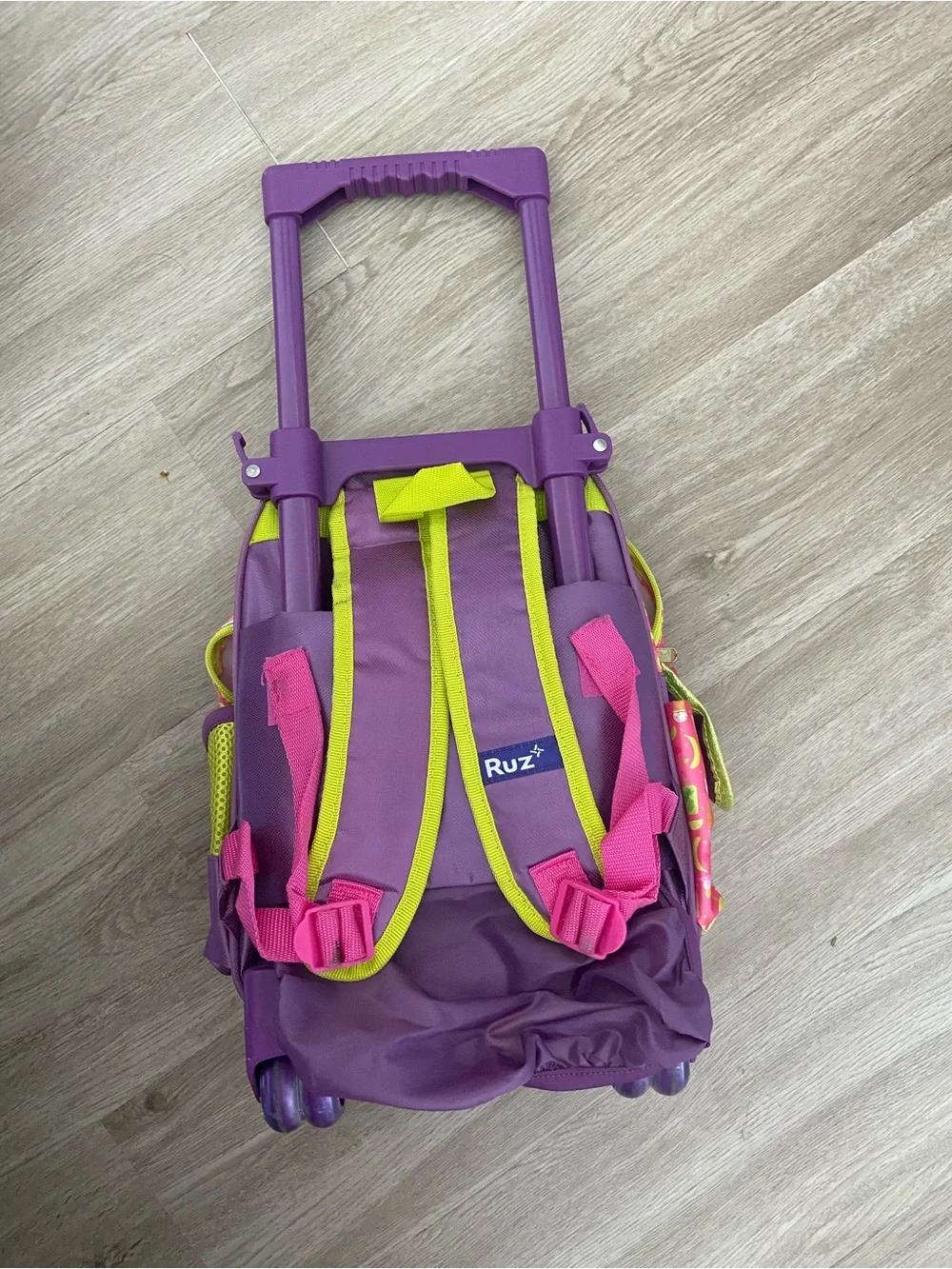 Masha and the Bear Pink Kids Trolley Backpack New